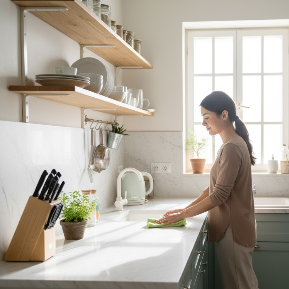 Cách Dọn Dẹp Căn Bếp Chỉ Trong 15 Phút Mỗi Ngày